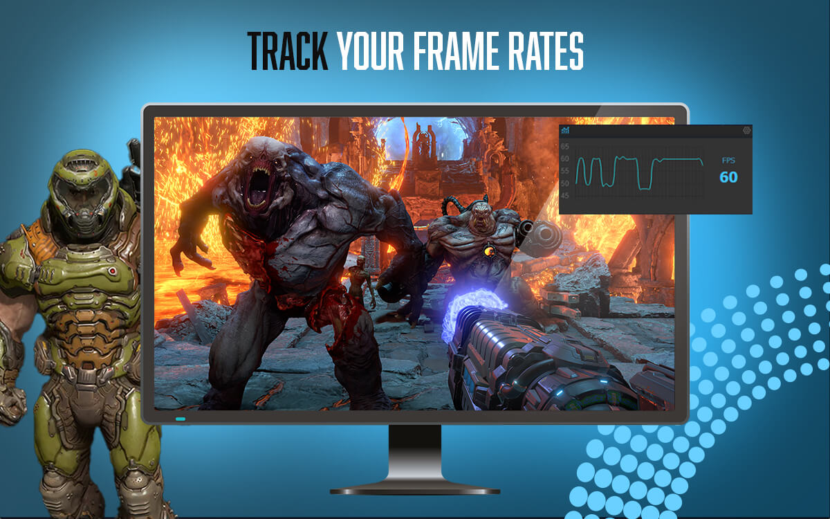 FPS Monitor - Ingame overlay tool which gives valuable system information  and reports when hardware works close to critical state